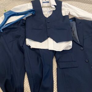 Perry Ellis Boys Navy Suit